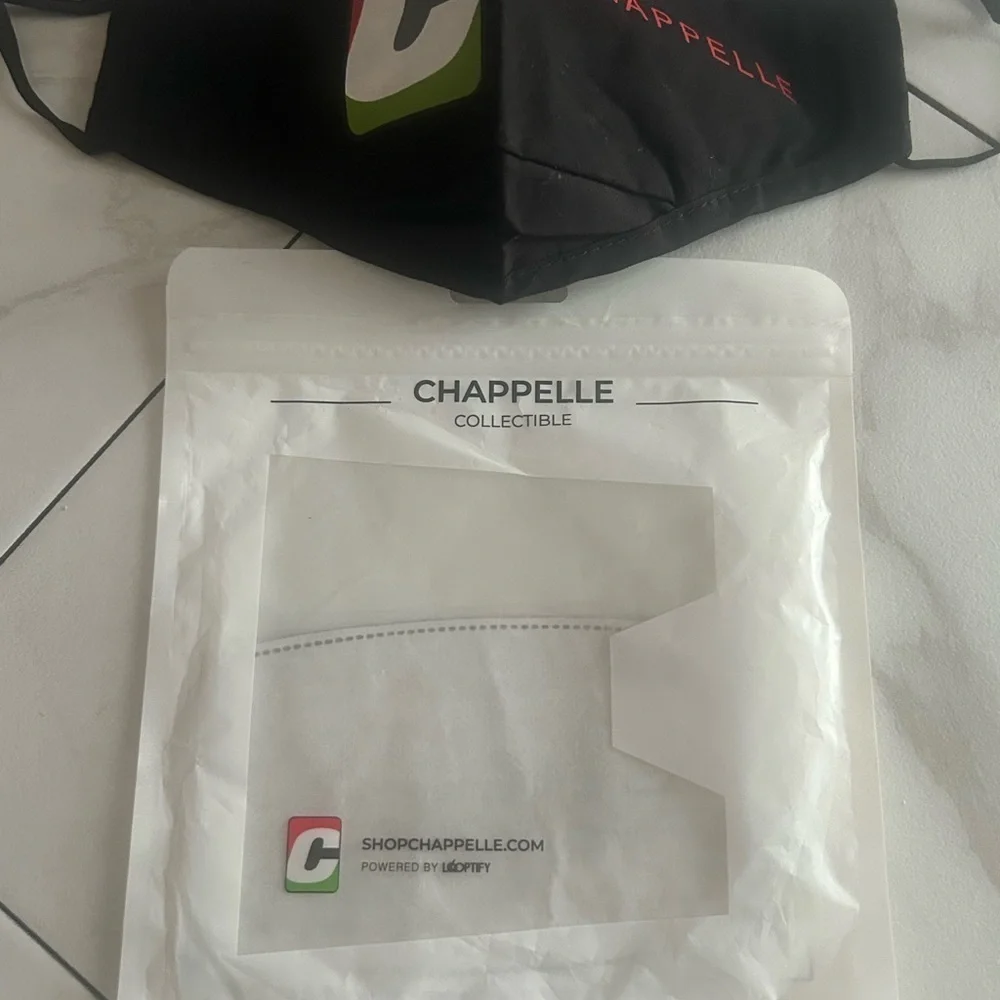 Chappelle Promotional Mask Collectible Bag 💯 100% Cotton